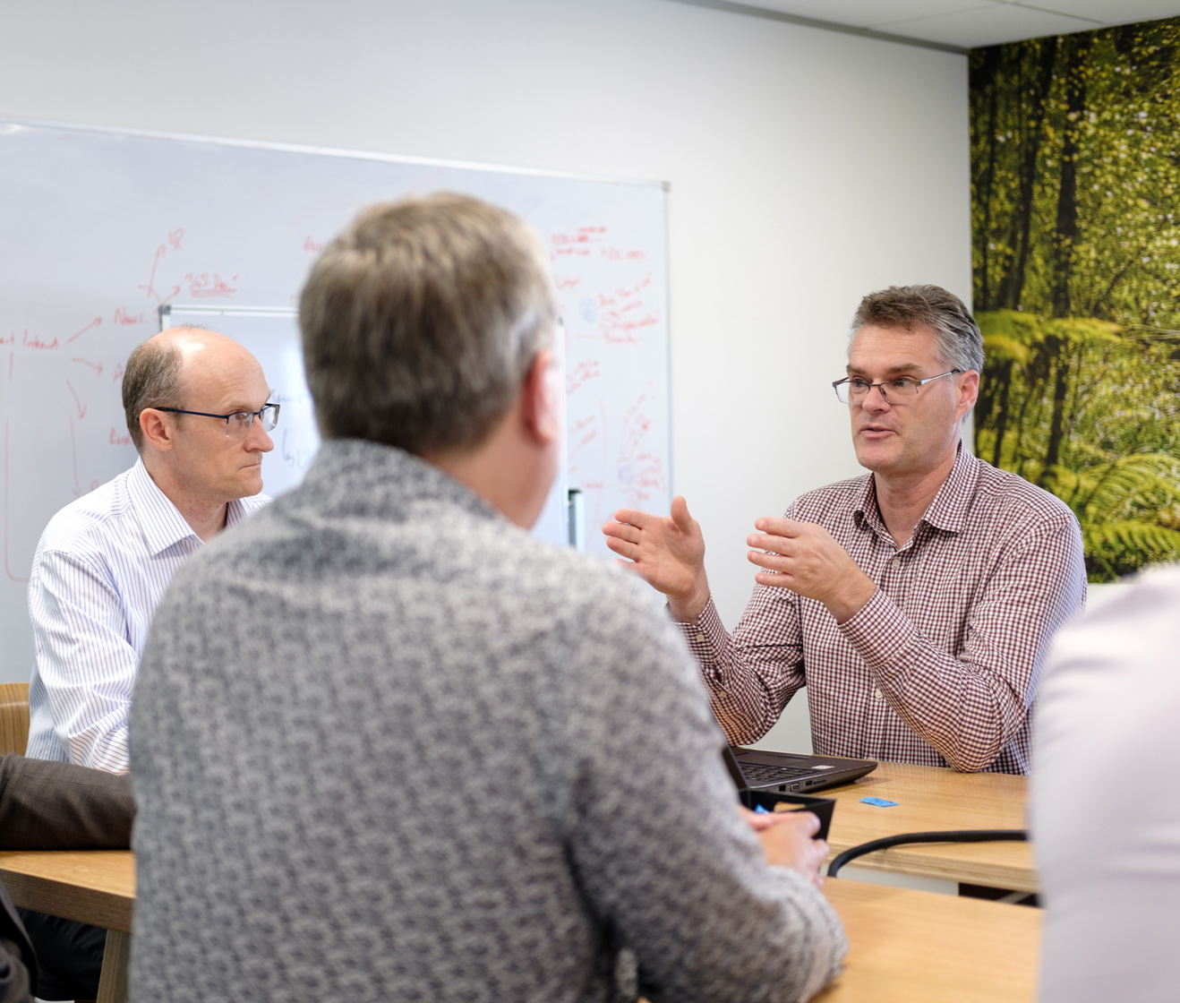 hero - A New Zealand Office 365 workshop or course, with a technical expert or consultant explaining something