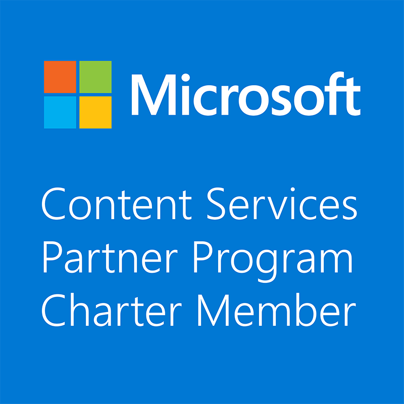 logo - Microsoft Content Services Partner Program Charter Member