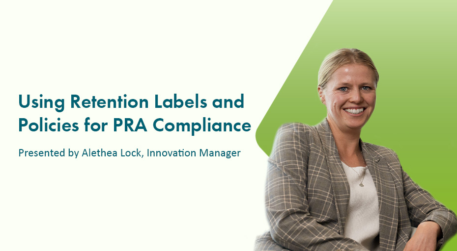 Using Retention Labels and Policies for PRA Compliance thumb