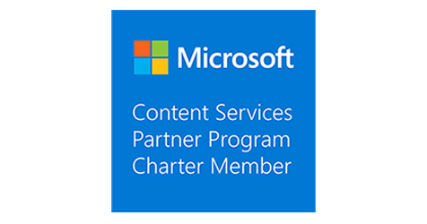 Microsoft Content Services Charter Member Blue5