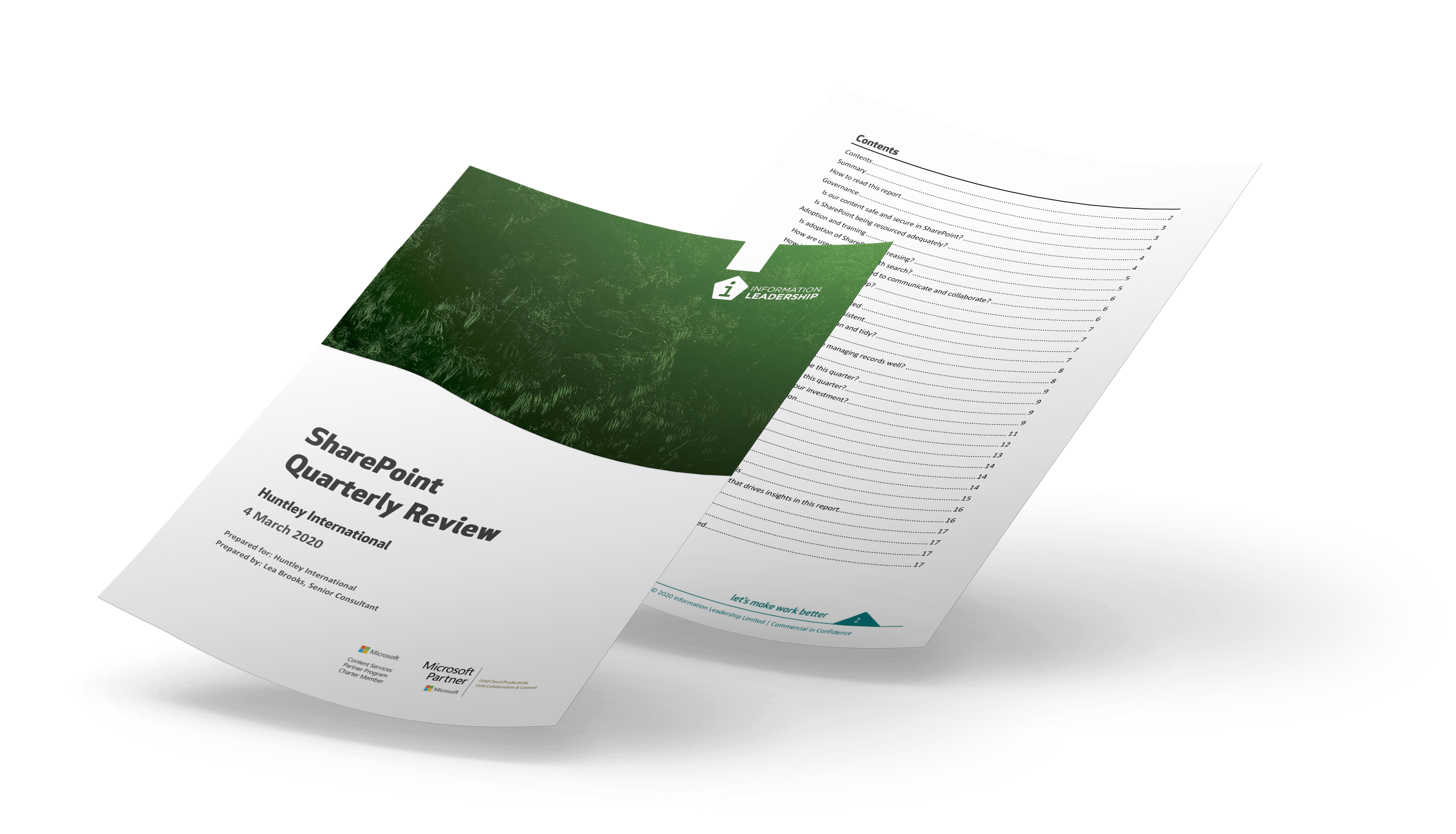 news - a mockup of a Microsoft 365 Service Level Agreement document