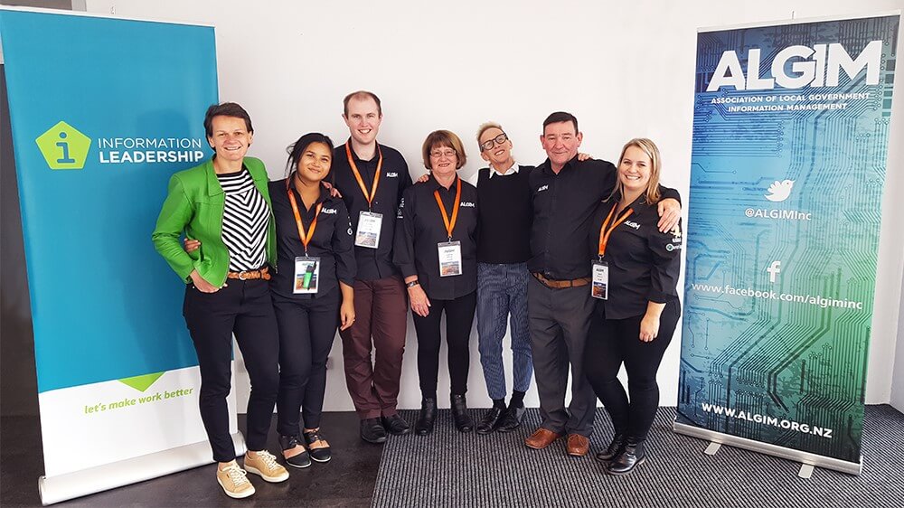 news - ALGIM local government and Information Leadership Office 365 representatives standing together